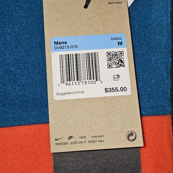 Nike ACG Oregon Series Reissue Men’s Size M Reversible Orange Blue Jacket - Picture 10 of 11